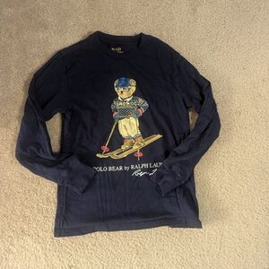 Ralph Lauren Big Kids Long Sleeve T-SHIRT Size Small 8